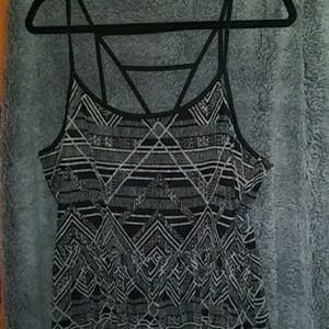 NWOT Tribal print skater dress w/ triangle back